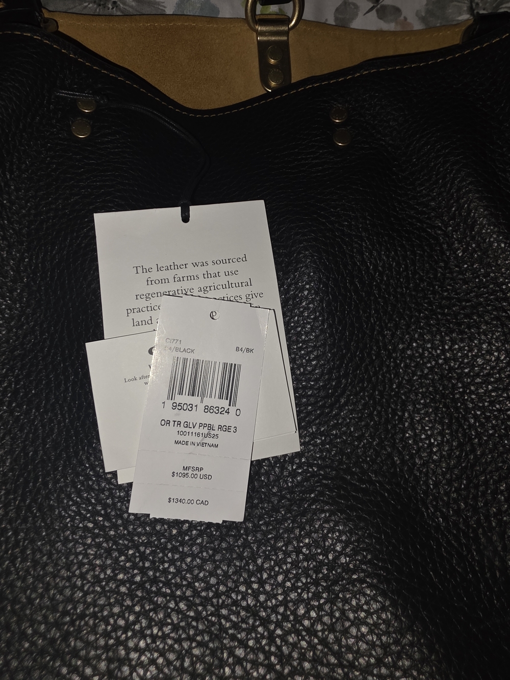 Coach Rogue 39 Pebble Leather Bag - Picture 2 of 13